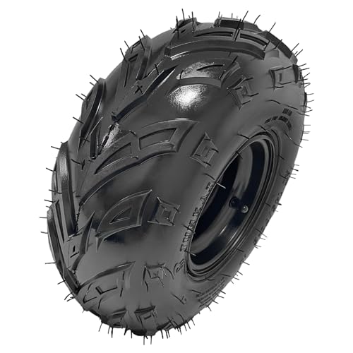 145/70-6 Go Kart Wheels with Tubeless Tires, 3 Bolt Pattern 78mm, Fit Quad ATV, Go-Kart, Quad,Baja DB30, Coleman CT100U, Kazuma Roketa 110cc 125cc, Includes 2 Wheels (17T Rear Axle Hubs) - color: 17T Rear Axle Hubs