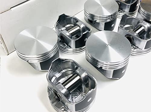 Set of (8) Pistons compatible with 2002-08 GM Chevrolet 6.0L LQ9 LS2 LS Corvette Escalade GTO. Click size needed before adding to Cart! For +.010 over 4.010 Bore diameter.