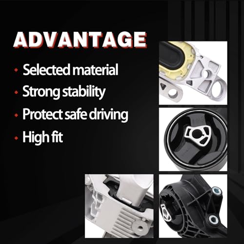 Engine Motor & Transmission Mount Compatible with 2012 2013 2014 2015 2016 2017 Verano 2.4L Auto Trans -OE: 3198 A5537 3194 A5501 3196 A5502 3226 A5510 - size: 2012 - 2017 Verano 2.4L
