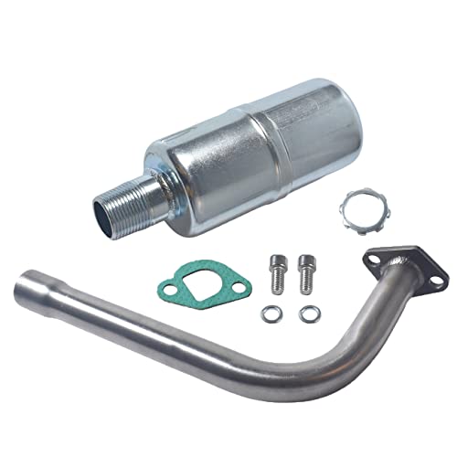 Exhaust Pipe Header w/Muffler for Honda GX160 for Predator 212cc