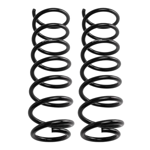 Front Left & Right Suspension Coil Spring Set Compatible with Wrangler - size: 2007-2017 Wrangler 3.6L 3.8L
