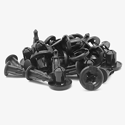 Lantee Bumper Clips for Honda & Acura - 10mm 50 Pieces Push-Type Nylon Fender Flare Fastener Rivet Car Clips for 91503-SZ3-003