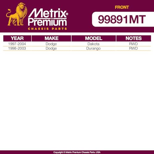 Metrix Premium Chassis Parts Sway Bar End Link Kit Fits Dodge Dakota RWD - size: K7274 x2/ PAIR