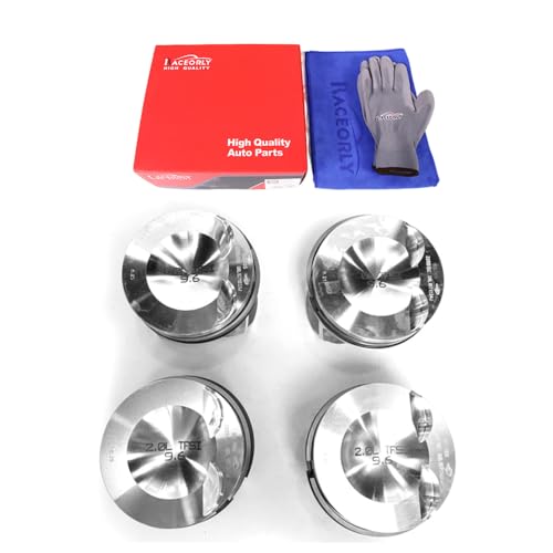 Pistons & Rings Set Oversized +0.25 Φ82.75mm Φ23mm for VW GTI Audi A4 A5 Q5 Porsche Macan EA888 2.0 TSI OE# 06L107065R