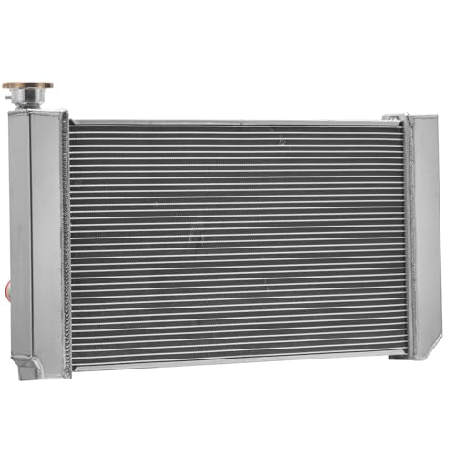 3 Row Aluminum Radiator Shroud Fan for 1988-1994 Chevy S10 Blazer GMC S15 4.3L V6 AT, Full Performance Aluminium Radiators, Automotive Replacement Radiator