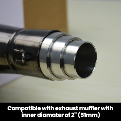 Slip-on Exhaust Adapter 2''(ID) to 1-3/4'', 1-1/2", 1-3/8"(OD)