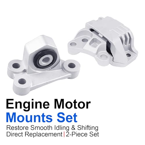 Engine Motor Mount Set Compatible with Compass Renegade ProMaster 1.3/2.4L - size: 2015-2021 Renegade