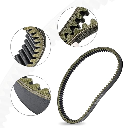 Pleoos 3211077 Drive Belt 20G4022 Heavy Duty Carbon Belt Compatible with Polaris Sportsman 400 500 Ranger 500 Scrambler Magnum Xplorer 4x4 ATV UTV Replacement for 3211072, 3211048