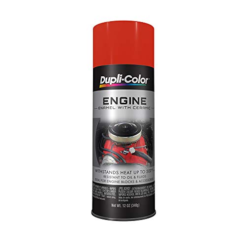 Dupli-Color (DE1652-6 PK) Chrysler Hemi Orange Engine Enamel with Ceramic - 12 oz. Aerosol, (Case of 6)