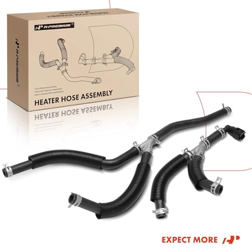 A-Premium Supply and Return HVAC Heater Hose Assembly