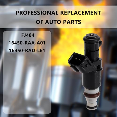 FJ484 Fuel Injector 1PC Compatible with Acura RSX Honda Accord CR-V - color: Set of 1, size: FJ484