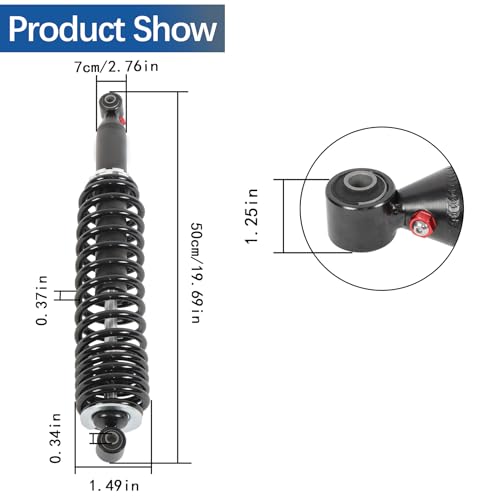 WFLNHB Rear Shocks Absorber Replacement for Can-Am Outlander 400 330