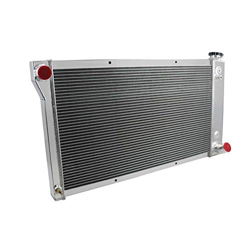 ECMRAD 3 Row Aluminum Radiator Compatible with Chevy K5 Blazer C10 C20 C30 1969-1972 1970 1971 5.0L 5.7L V8 350 307 Performance Engine Cooling