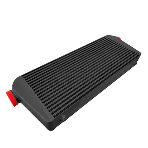 Universal Aluminum Front Mount Intercooler 34 2/3" x 11 4/5" x4" Inlet/Outlet 3"