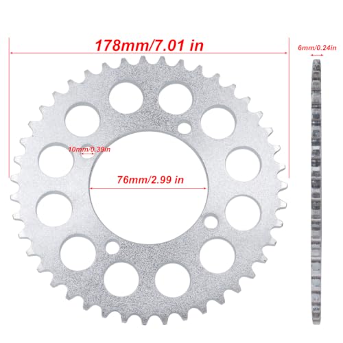 420 43T Chain Rear Sprocket Kit for Chinese 50 70 90 110 125 140cc 150 160 170 CC RFZ CRF50 XR50 SDG IMR SSR YCF Pit Dirt Bike
