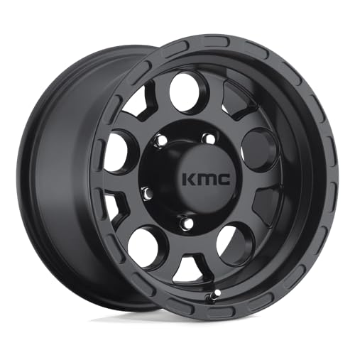 KMC KM522 Enduro 18x9 8x6.5" +0mm Matte Black Wheel Rim 18" Inch - size: 18X9, 8X6.5, 5, 0mm