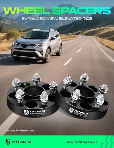 YHTAUTO 5x100 Hub Centric Wheel Spacers 1 Inch for Saab, Subaru, Toyota - size: 1 Inch Thickness, style: 2 PCS