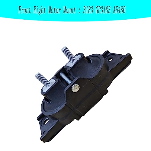 Motor Mount Kit for 09-10 Dodge Journey 2.4L 3.5L - size: A5487 A5486 A5465 A5469