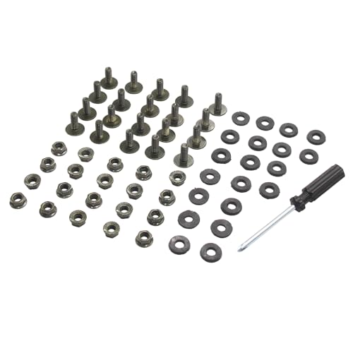 M6 x 16 ATV Fairing Plastic Body Fender M6 Bolt Washer & Nut 6mm 50cc 70cc 90cc 110cc 125cc 150cc 200cc 250cc Pit Trail Dirt Quad Bike (Army Green)