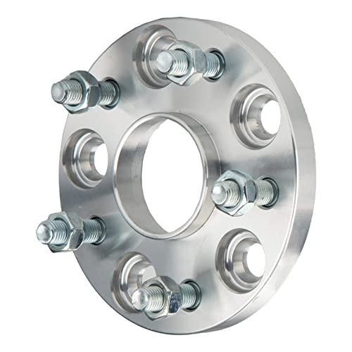 KAX 5x4.5 Hub-Centric Wheel Spacers 15mm for Toyota Camry - color: Silver, size: 5x4.5" -60.1mm -M12x1.5 -15mm thick