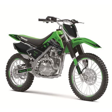 2021-2025 KLX 140 RF BINARY Green Base Kit Compatible with Kawasaki | Senge Graphics Inc - size: Base Kit