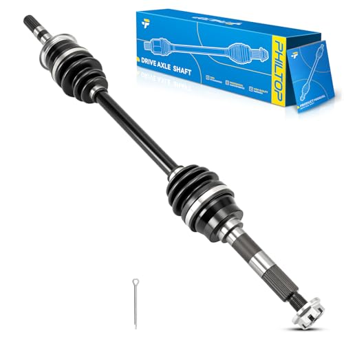 PHILTOP Front CV Axle Shaft Assembly for KAF620 Mule 3010 Trans 4x4, 25.0in - size: 25.0 in