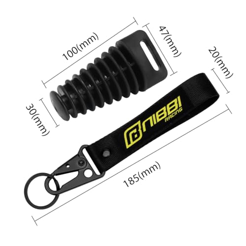 NIBBI 2 Pieces 1.2"-1.8" Muffler Exhaust Wash Plug, Wash Plugs for Motorcycle Dirt Bike 2 & 4 Stroke Rubber Exhaust Silencer - size: 2(Pcs)