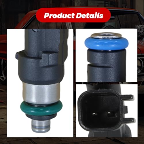 4-Pack Fuel Injectors Set | Compatible with Ford Escape Fusion Transit Connect Lincoln MKZ Mazda Tribute Mercury Milan Mariner 2.5L L4| Replaces FJ999 9E5Z9F593A CM5152 - size: 4 X FJ999