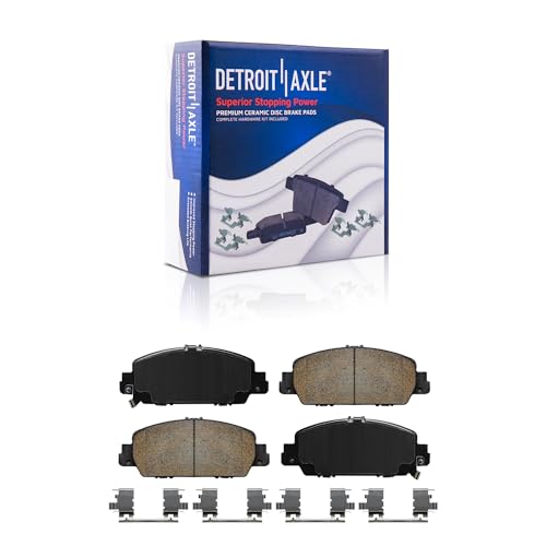 Detroit Axle - 8pc Brake Kit for 2013-2017 Honda Accord - size: 8PR42436/kit