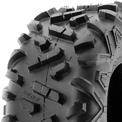 Set of 2 SunF Power.II 26x11-12 ATV UTV Off-Road Tires, All-Terrain, 6 PR, Tubeless A051 - size: 26x11-12
