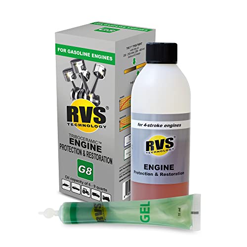 G8 Engine oil Treatment. for Gasoline Engines with an Motor Oil Capacity up to 9 quarts. Boost Power and Safely Restore and protect your Car, Truck, Motorcycle and all other engines - size: 9 Qts
