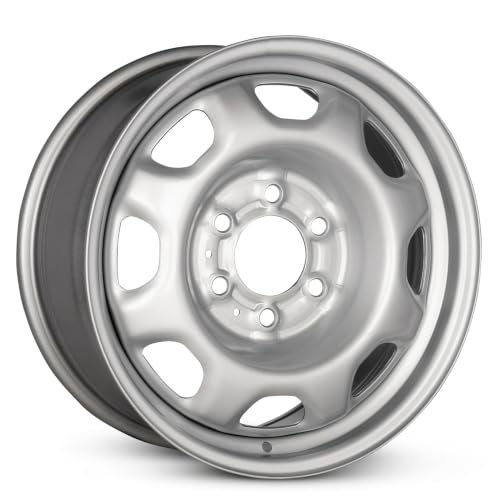 17 x 7.5 in Steel Wheel Rim 6 Lug 135mm 44mm Offset 87mm CB| Powder-Coated Silver finish Fits Ford Expedition 2010-2020, 2022 | New OEM Take Off | AL3Z1015B - size: 17x7.5 inch Wheel Silver