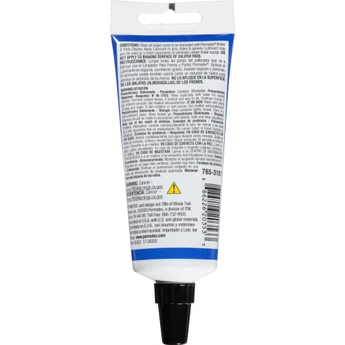 Permatex 20353-6PK Ultra Disc Brake Caliper Lube, 2 oz. (Pack of 6) - color: Synthetic Ultra Brake Parts Lubricant, size: 2 Fl Oz. (Pack of 6)