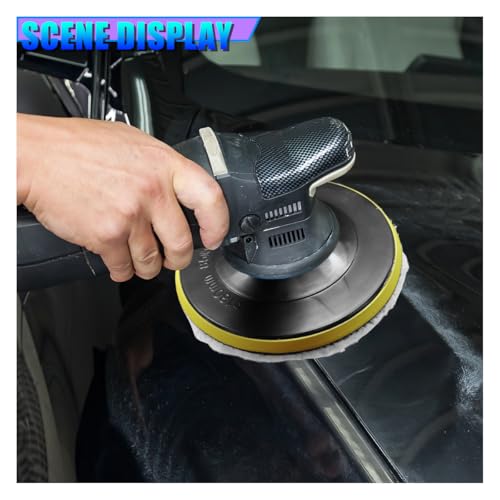 7 Inch Microfiber Car Polishing Pads, Small Automotive Buffing Wheel with M14 Drill Adapter, Vehicle Buffer Polisher Pad for Drill Buffer Attachment (7IN) - size: 7IN