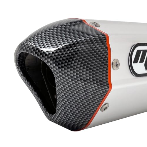 MMG Exhaust System Muffler, GY6 125cc/150cc, Metallic Silver