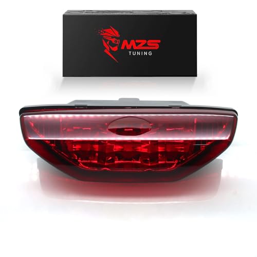 MZS ATV Tail Light, UTV LED Brake Taillight Red Lens for 33700-HN1-A71