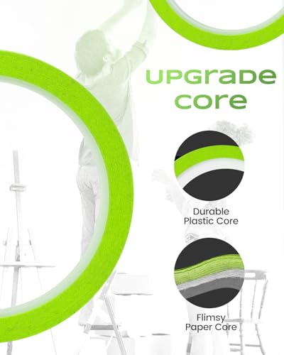 EFOK 8Rolls Pinstripe Masking Tape Thin Painters Fine Line Pinstriping Tape - color: Green