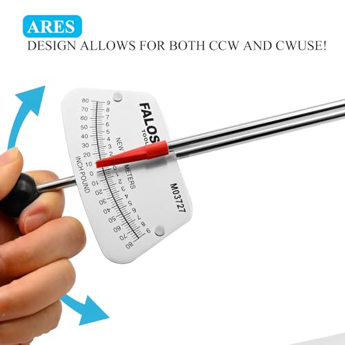 1/4-inch Drive Beam Torque Wrench - 0-80 Inch/Pounds and 0-9 Newton