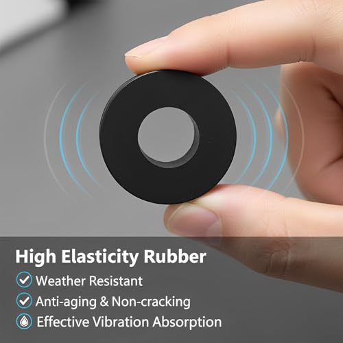 Rubber Grommets M6 Small Rubber Grommets Kit, 10 PCS Motorcycle Fairing Grommet Replacement for Cowling Mounting (10)