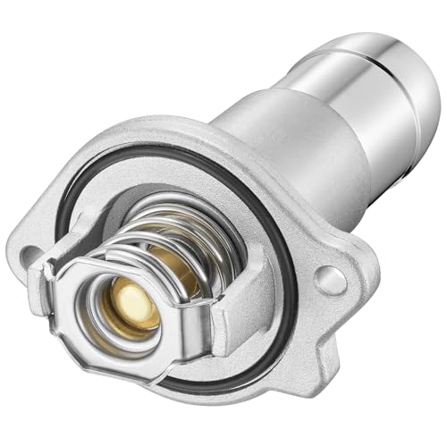 BDFHYK 902-847 Upgrade Aluminium Coolant Thermostat Housing Assembly Compatible with Hummer H3 H3T, compatible with Chevy Colorado, compatible with GMC Canyon 2.8L 2.9L 3.5L 3.7L Replace 12622316