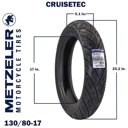 Metzeler Cruisetec 130/80B17 65H TL (I) V-Twin Motorcycle Front Tire