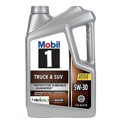 Mobil 1 Motor Oil 5W-30, 5 Quart | Full Synthetic | Truck & SUV | Pack of 2 - size: 5 Quart (Pack of 2), style: Truck & SUV