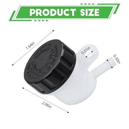 Mikako Brake Fluid Reservoir, Motorcycle Rear Master Cylinder Clutch Tank