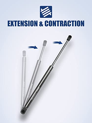 OTUAYAUTO 10 inch Gas Strut - 178N/40Lbs Universal Lift Support - C1609322 Gas Shocks for Tool Box, Truck Cap, Cabinet, RV Door
