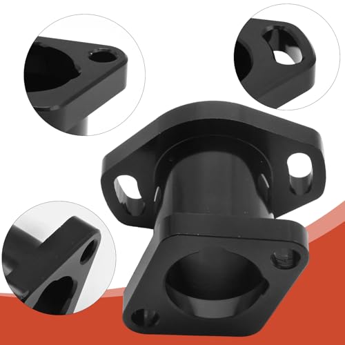 Intake Pipe Inlet Manifold Kit, Black CNC Inlet Pipe Manifold with Gasket Screws, Replacement for Coleman ct200u bt200x GX160 GX200