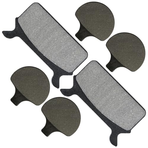 Replacement Parts for Front And Rear Brake Pads for Harley Davidson Flhri Road King EFI 1996-1998 Mod-BP8-3676