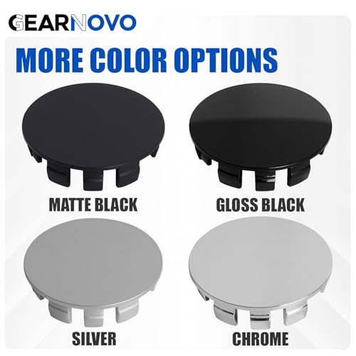 2.4Inch 62MM Wheel Center Caps, Pack of 4 (Silver, Outer 62MM, Inner 56MM) - color: Silver, size: Outer 62MM , Inner 56MM (3.3MM Clip)