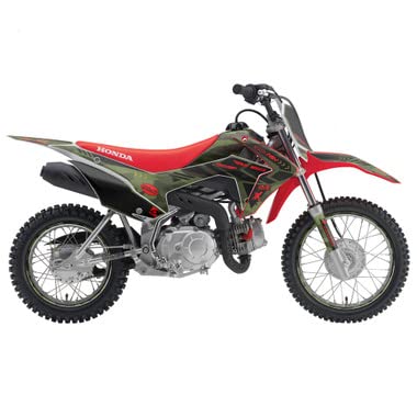 2019-2025 CRF 110 APACHE Grey Base Kit Compatible with Honda | Senge Graphics Inc - color: Grey, size: Base Kit