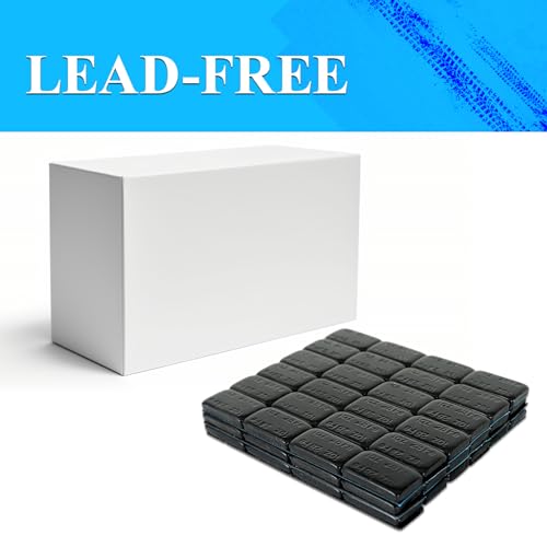 Black Adhesive Stick on Wheel Weights, 1oz Tire Balancing Weights, 72pcs - color: Black
