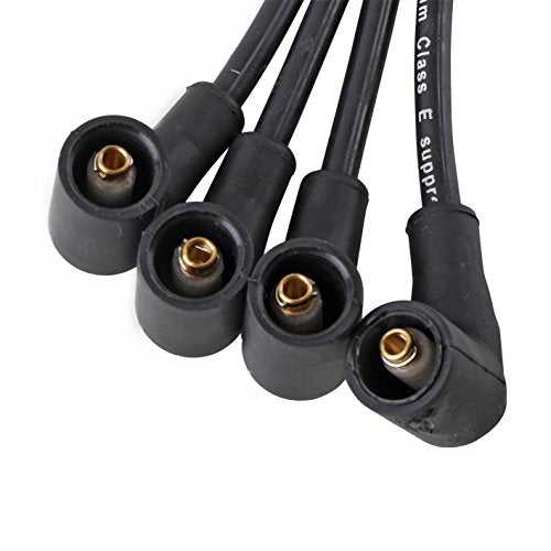 AutoPart T ST-4129 7mm Ignition Spark Plug Wire Set, Set of 4, for Volkswagen 2001-2005 Beetle/ 2001-2007 Golf/ 2007-2010 Golf City/ 2001-2005 Jetta, L4, 2.0L, 121cid